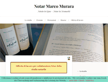 Tablet Screenshot of notaiomurara.it
